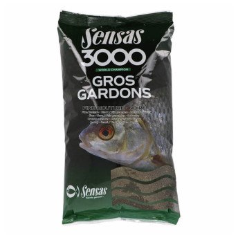 Sensas 3000 Gros Gardons Black 1 kg – jaukas stambioms kuojoms