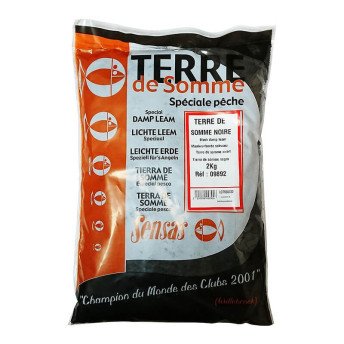 Sensas Damp Leam Black 2 kg – juodas drėgnas molis žūklei