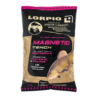 Lorpio Magnetic Tench Red Worm 2 kg – jaukas lynų žūklei
