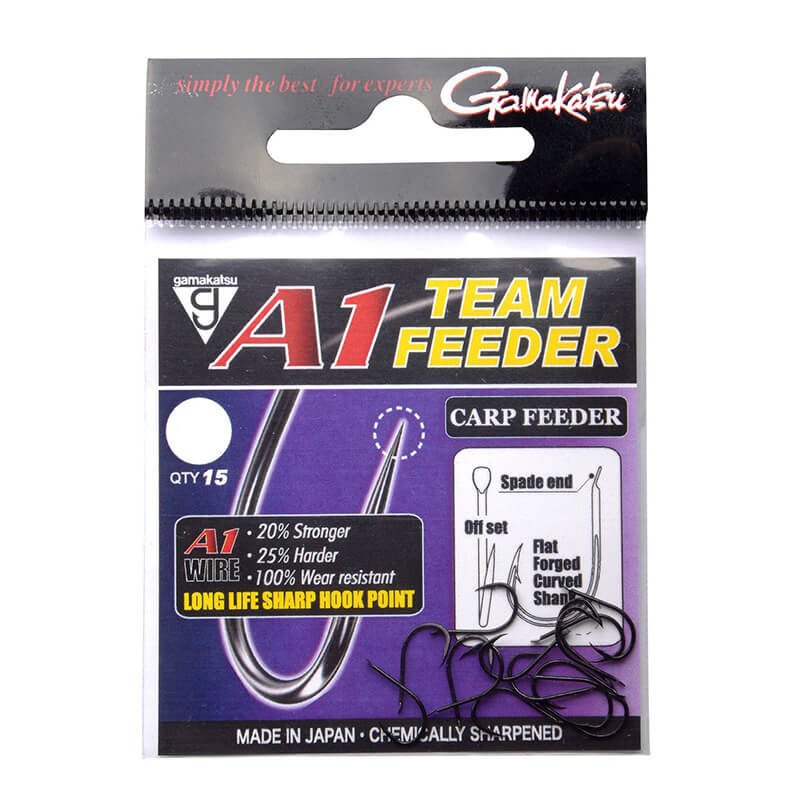 Gamakatsu A1 Team Feeder Fine Feeder Haken (15 Stück